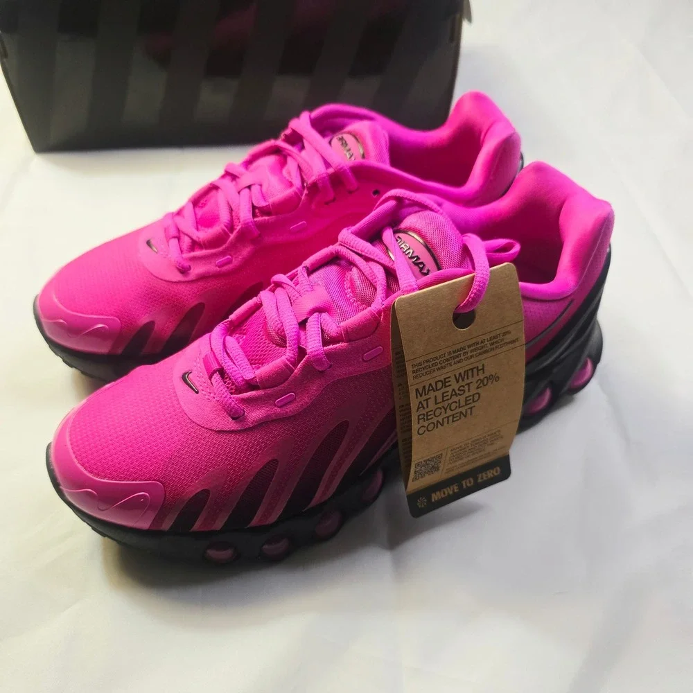 Nike Women's Air Max Dn8 Sneakers 8.5 Hyper Pink Black HF5509-601 Athletic Shoes